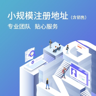 小规模注册地址：含销售